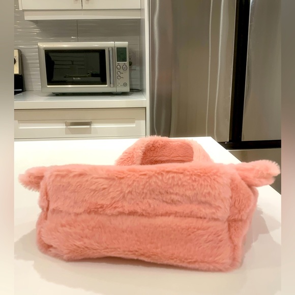 🎀🩷🧸 New Cute 🩷 My Melody Faux Fur Small Tote Bag 🧸🩷🎀 - Picture 3 of 11